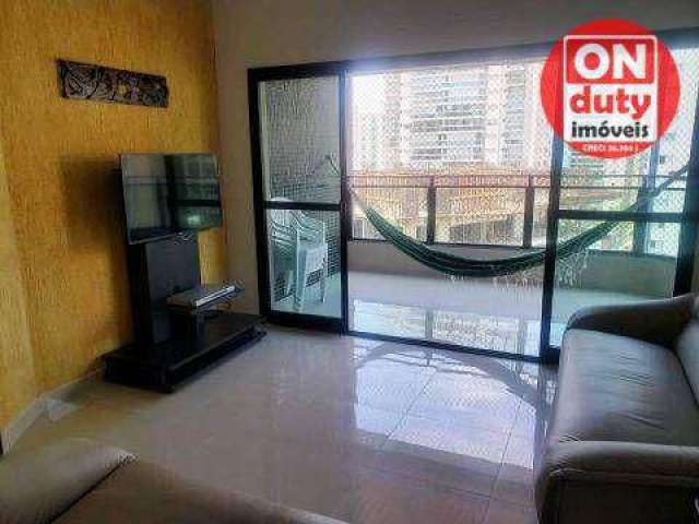 Apartamento com 3 dormitórios à venda, 107 m² por R$ 585.000,00 - Vila Luis Antônio - Guarujá/SP