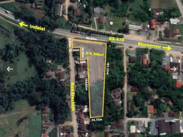 Terreno à venda na BR470/Rua Erechim, Encano do Norte, Indaial por R$ 3.600.000