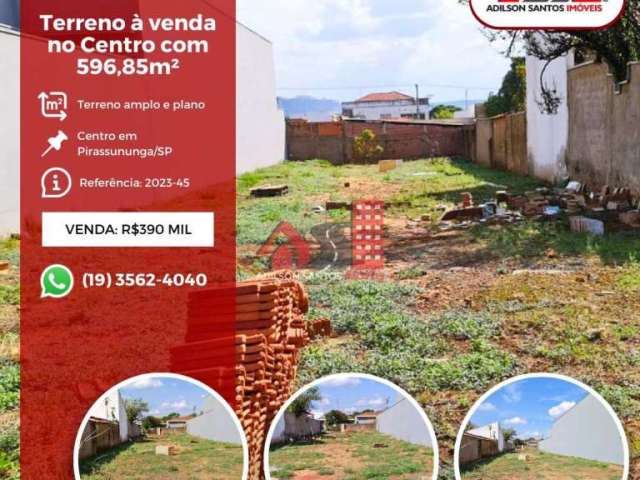 Terreno à venda no Centro, Pirassununga , 596 m2 por R$ 390.000