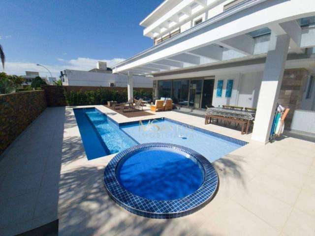 Casa com 5 dormitórios à venda, 494 m² por R$ 7.700.000,00 - Jurerê Internacional - Florianópolis/SC