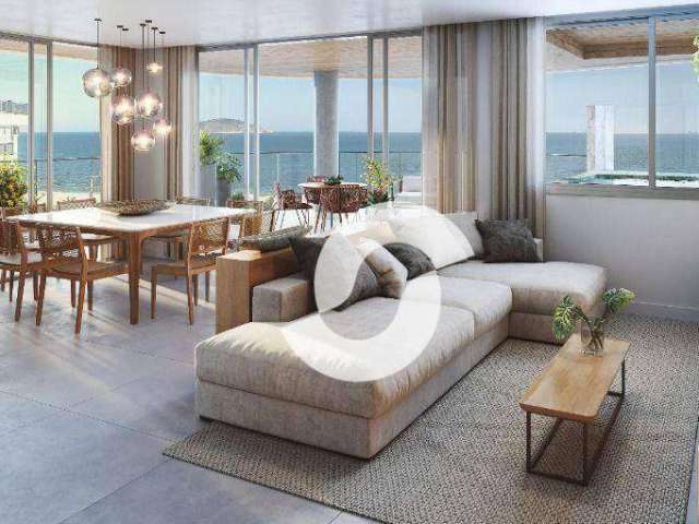 Apartamento com 3 dormitórios à venda, 138 m² por R$ 1.336.000,00 - Piratininga - Niterói/RJ