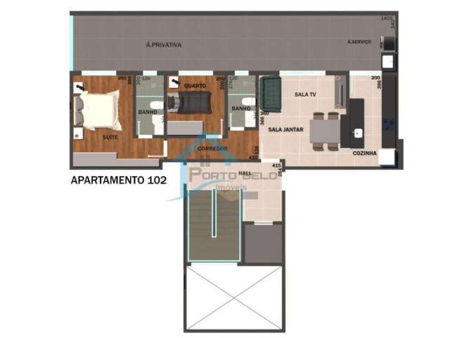 Apartamento 2 Quartos para Venda em Contagem, Inconfidentes, 2 dormitórios, 1 suíte, 2 banheiros, 2 vagas