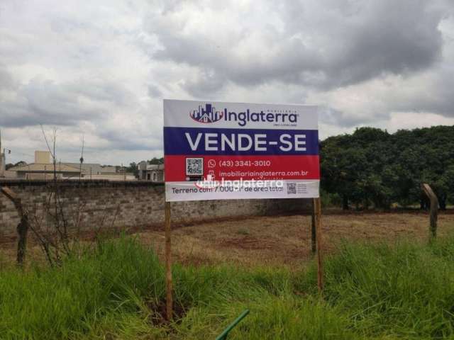 Terreno, 7000 m² - venda por R$ 2.800.000,00 ou aluguel por R$ 4.000,00/mês - Monte Belo - Londrina/PR