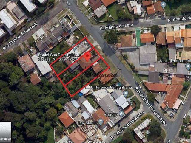 Terreno à venda, 1636 m² por R$ 3.000.000,00 - Tingui - Curitiba/PR
