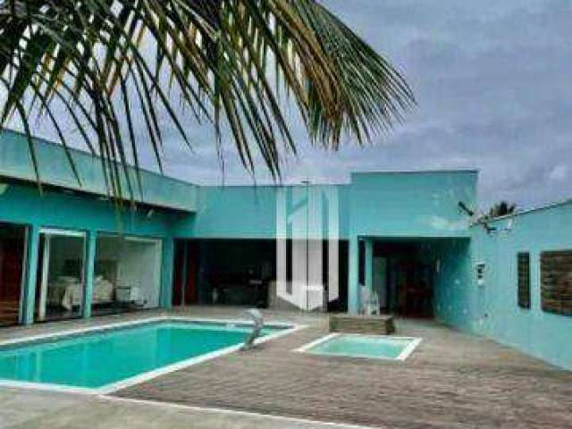 Linda casa com piscina, 4 dormitórios, 462m² - R$ 480 mil - Morro do Algodão - Caraguatatuba/SP
