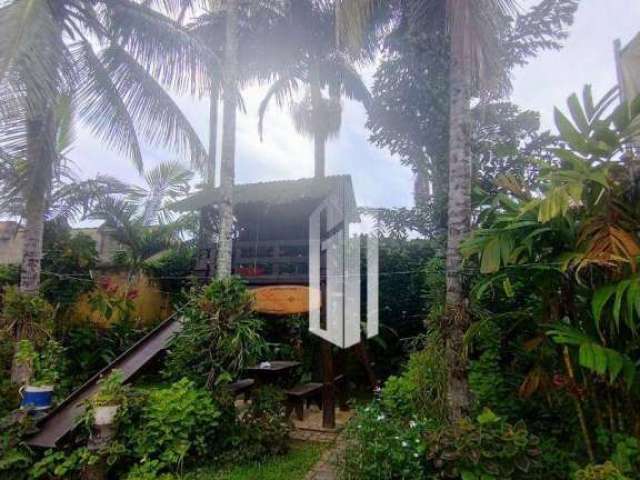 Casa com 2 dormitórios à venda por R$ 550.000 - 500 metros da Praia das Palmeiras - Caraguatatuba/SP