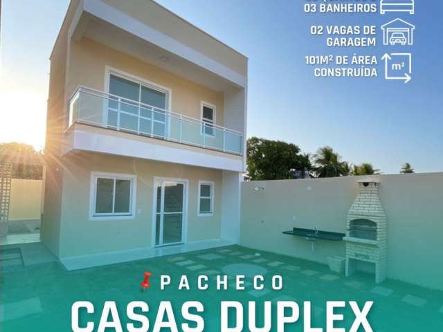 Casas duplex a venda no Pacheco em Caucaia a 100m da Praia!