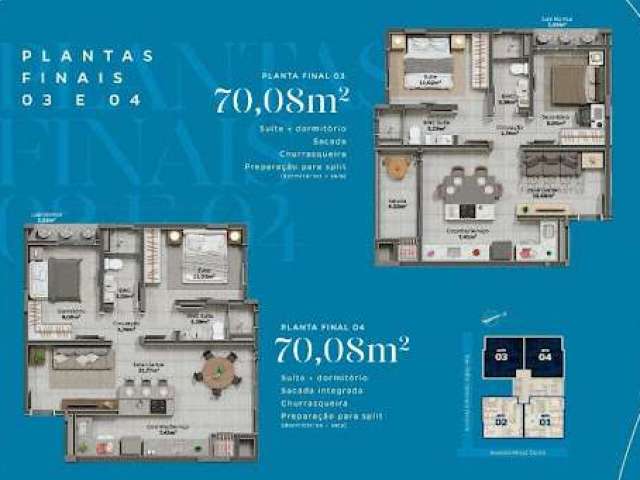 Apartamento LANÇAMENTO com 2 dormitórios à venda, 70 m² por R$ 520.000 - Centro - Camboriú/SC