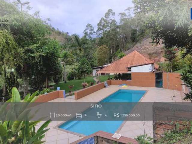 Sítio com 20.000m², com casa de 4 dormitórios, em Santana do Paraíso | MG