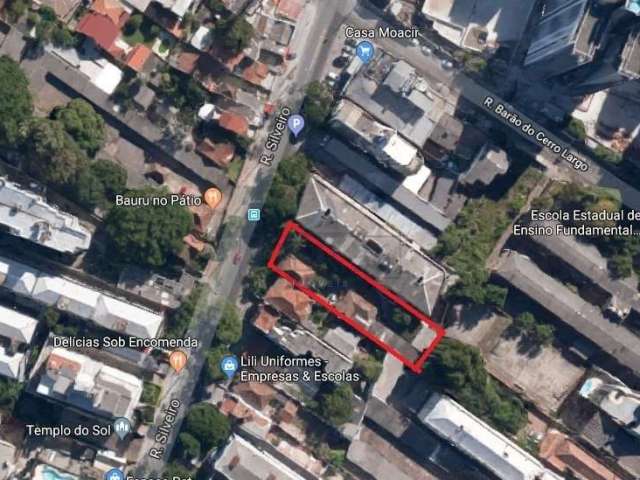 Terreno à venda na Rua Silveiro, 332, Menino Deus, Porto Alegre por R$ 4.000.000