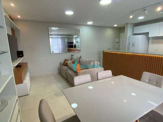Apartamento com 3 dormitórios para alugar, 98 m² por R$ 5.500/mês - Centro - Caraguatatuba/SP