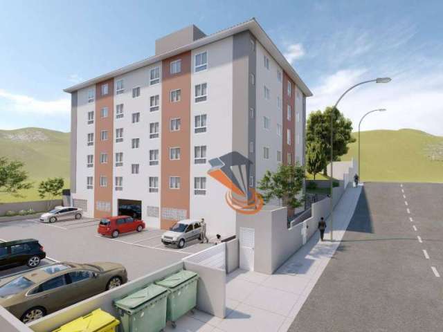 Apartamento com 2 dormitórios à venda, 43 m² por R$ 216.400,00 - Jardim Janaína - Biguaçu/SC