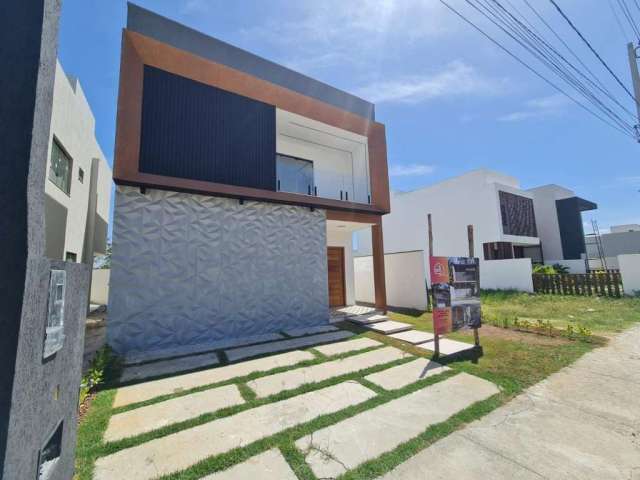 Casa em Condomínio para Venda em Camaçari, Nova Abrantes (Abrantes), 4 dormitórios, 3 suítes, 5 banheiros, 2 vagas