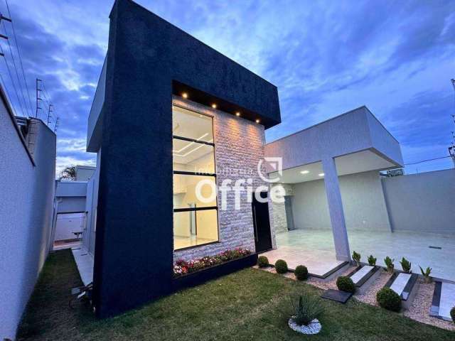 Casa com 3 quartos 2 suítes à venda, 186 m² R$ 1.200,000,00  - Parque Brasília 2ª Etapa - Anápolis/GO