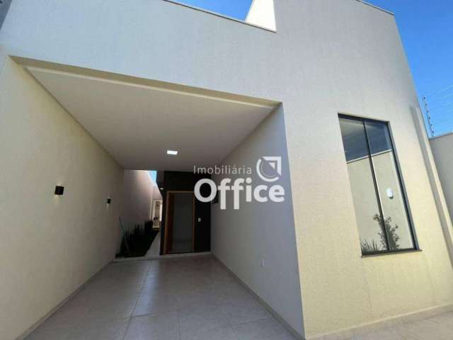 Casa com 3 dormitórios à venda, 134 m² por R$ 470.000,00 - Polocentro l - Anápolis/GO