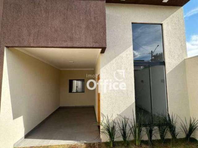 Casa com 3 dormitórios à venda, 104 m² por R$ 340.000,00 - Residencial Vale Do Sol - Anápolis/GO