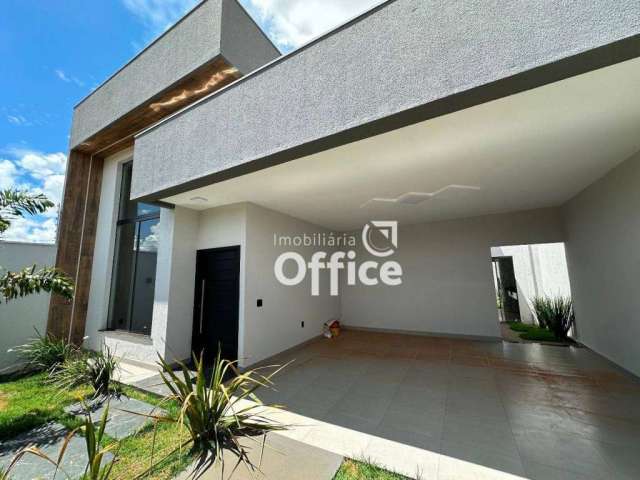 Casa com 3 dormitórios à venda, 136 m² por R$ 530.000,00 - Jardim Itália - Anápolis/GO