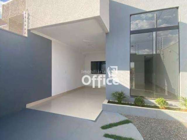 Casa com 3 dormitórios à venda, 105 m² por R$ 330.000,00 - Adriana Parque - Anápolis/GO