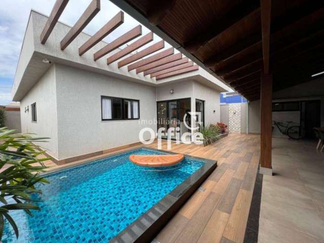 Casa com 3 dormitórios à venda, 150 m² por R$ 850.000,00 - Residencial Rio Jordão - Anápolis/GO