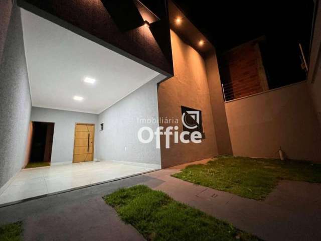 Casa com 3 dormitórios à venda, 124 m² por R$ 380.000,00 - Parque Calixtópolis - Anápolis/GO
