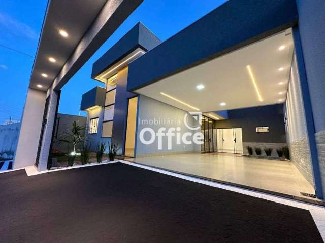Casa com piscina, 3 Quartos à venda, 141 m² por R$ 650.000 - Parque Brasília 2ª Etapa - Anápolis/GO