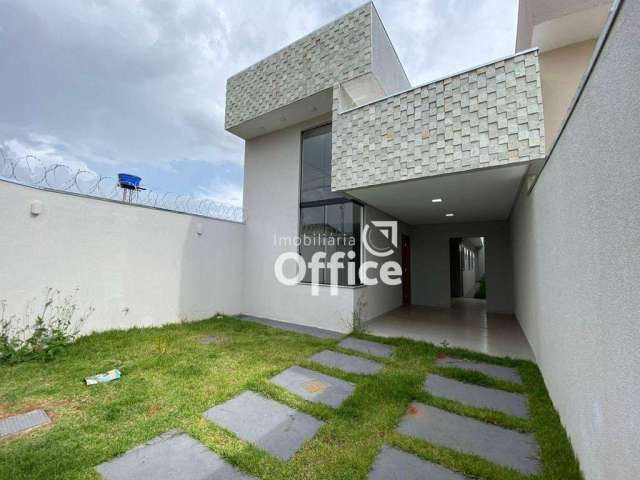 Casa com 3 dormitórios à venda, 106 m² por R$ 320.000,00 - Residencial Palmeiras - Anápolis/GO