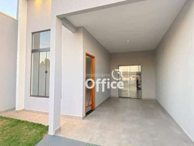 Casa com 3 dormitórios à venda, 102 m² por R$ 320.000,00 - Jibran El Hadj - Anápolis/GO
