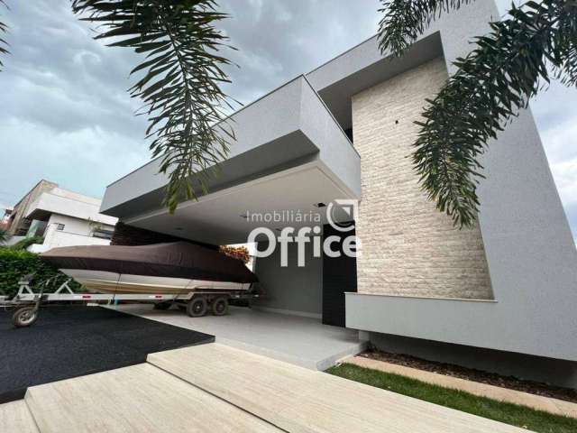 Casa térrea com 4 Suítes à venda, 245 m² por R$ 2.200.000 - Residencial Anaville - Anápolis/GO