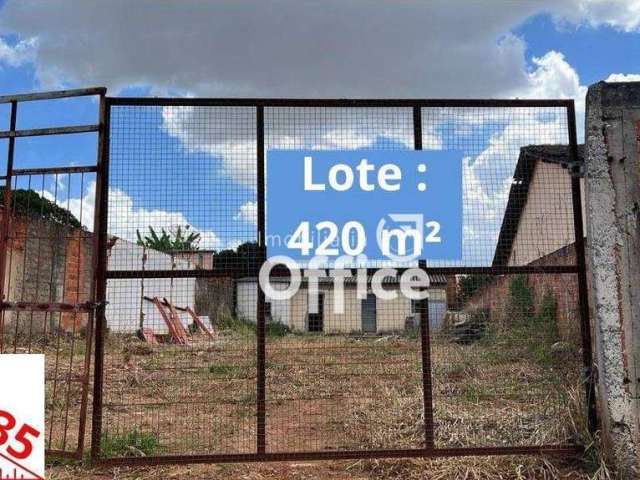 Terreno à venda, 420 m² por R$ 220.000,00 - Lourdes - Anápolis/GO