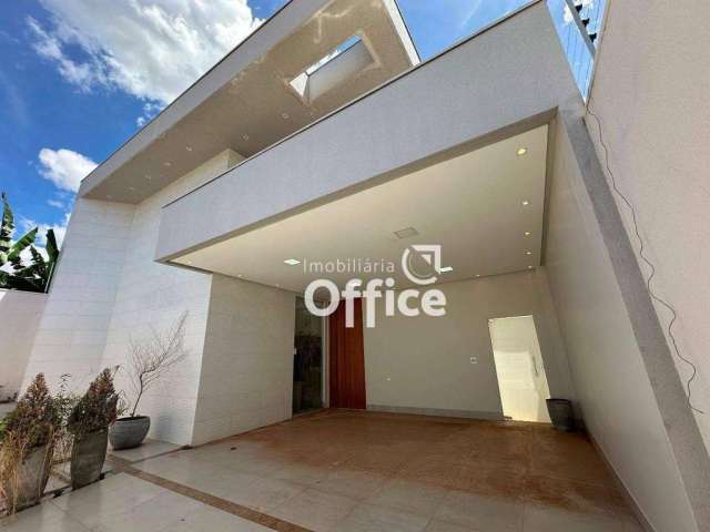 Casa com 3 quartos à venda, 170 m² por R$ 790.000 - Residencial Santa Cruz - Anápolis/GO