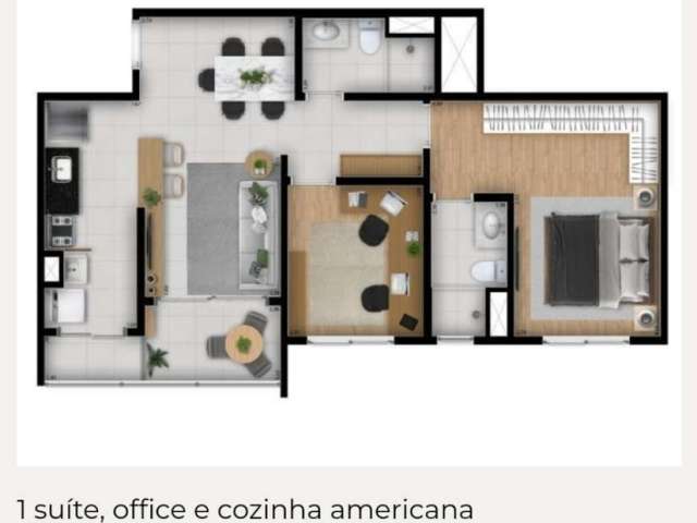 Apartamento à venda em Campinas, Parque Rural Fazenda Santa Cândida, com 3 quartos, com 61 m²