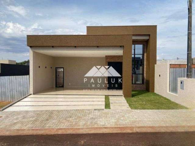 Casa com 3 dormitórios sendo 1 suíte à venda, 175 m² por R$ 1.030.000 - Condomínio Residencial Villa Margarezi - Foz do Iguaçu/PR
