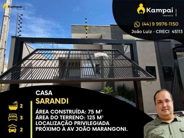 VENDA | Casa, com 3 dormitórios em JD SAO PAULO II, SARANDI