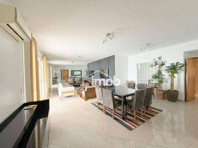 Apartamento com 4 dormitórios para alugar, 188 m² por R$ 15.000,00/mês - Gonzaga - Santos/SP