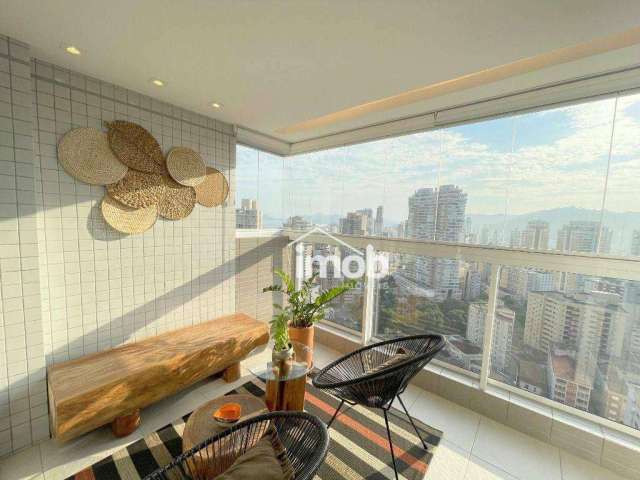 Apartamento com 2 dormitórios à venda, 81 m² por R$ 1.200.000,00 - Gonzaga - Santos/SP