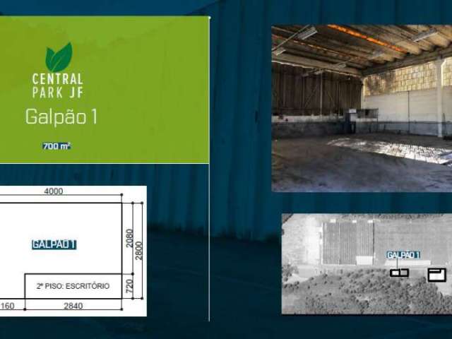 Barracão / Galpão / Depósito para alugar na Rodovia BR 267, Nova Era, Juiz de Fora, 700 m2 por R$ 8.400