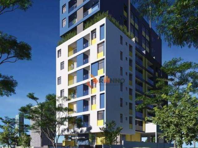 Apartamento lançamento com 1 dormitório à venda, 32 m² por R$ 235.000 - Portão