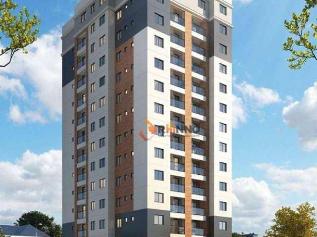 Apartamento lançamento com 2 dormitórios à venda, 48 m² por R$ 338.250 - Pinheirinho - Curitiba/PR
