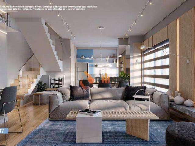 Apartamento Duplex com 3 quartos, 1 suíte à venda, 114 m² em Santa Felicidade.
