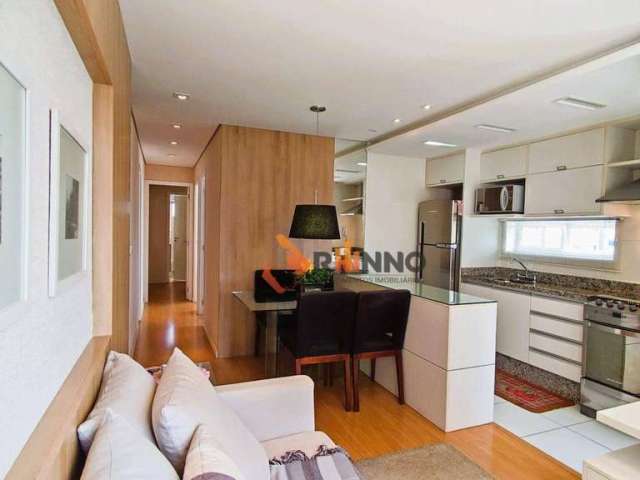 Apartamento Mobiliado e Decorado com 3 dormitórios sendo 1 Suíte à venda, 65 m² por R$ 495.000 - Capão Raso - Curitiba/PR