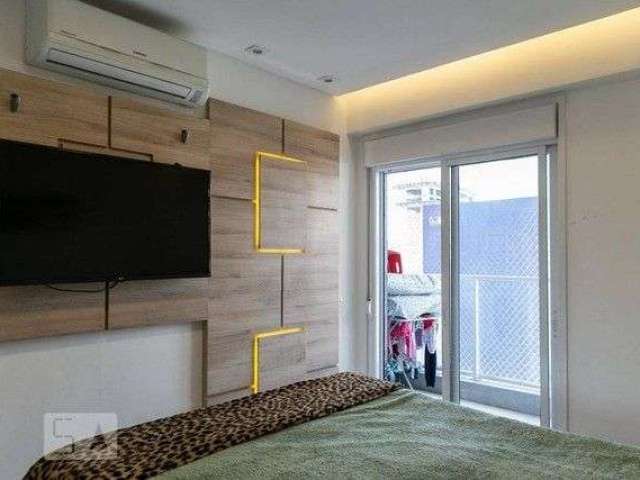 Flat com 2 dormitórios para alugar, 77 m² por R$ 4.600,00/mês - Gonzaga - Santos/SP