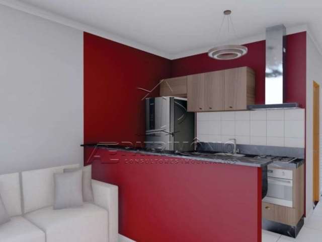 Casa com 2 quartos à venda na Sergio Mario Evaristo Evaso, 41, Parque Vista Barbara, Sorocaba, 54 m2 por R$ 250.000