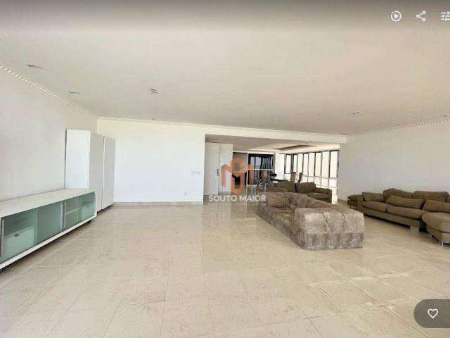 Apartamento com 4 dormitórios para alugar, 380 m² por R$ 15.000,00/mês - Boa Viagem - Recife/PE