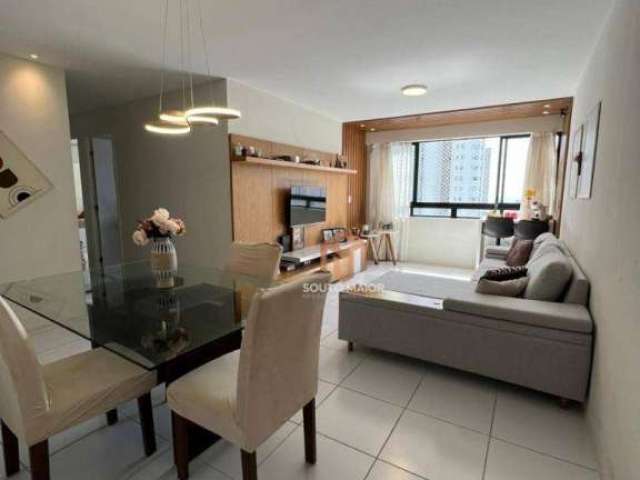 Apartamento com 3 dormitórios à venda, 80 m² por R$ 695.000 - Boa Viagem - Recife/PE