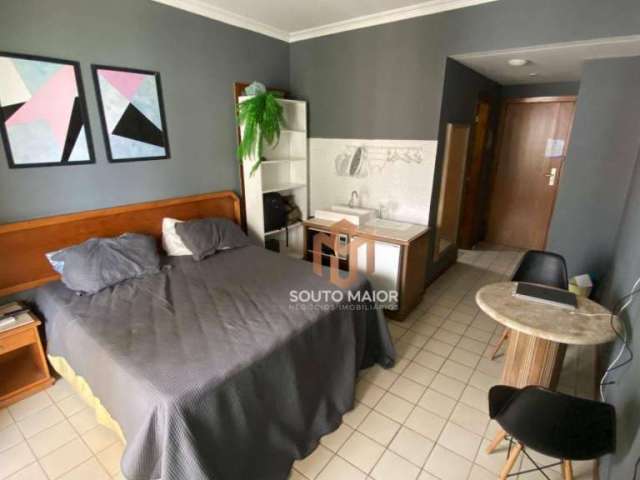 Flat com 1 dormitório, 25 m² - venda por R$ 220.000,00 ou aluguel por R$ 2.500,00/mês - Piedade - Jaboatão dos Guararapes/PE