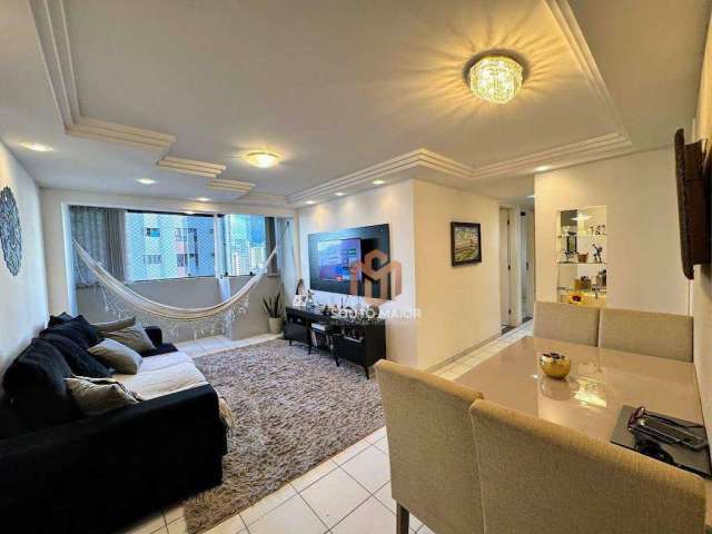 Apartamento com 2 dormitórios à venda, 62 m² por R$ 380.000,00 - Boa Viagem - Recife/PE
