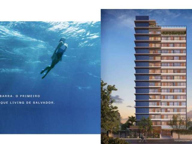 Blue Barra - Apartamento na Barra quarto/sala,  à venda a partir de R$ 450.000,00