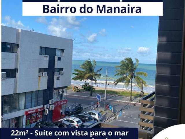 Suíte com vista pro mar em Manaíra, João Pessoa – PB