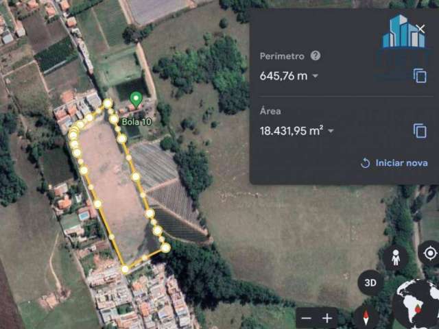 Terreno à venda, 18431 m² por R$ 7.000.000,00 - Santo Antônio - Louveira/SP