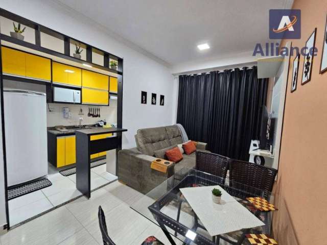 Apartamento Mobiliado com 2 dormitórios para alugar, por R$ 3.690/mês - Condomínio Residencial Verona - Valinhos/SP